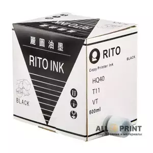 Краска Ricoh/Gestetner HQ40/CPI11 черная, Rito